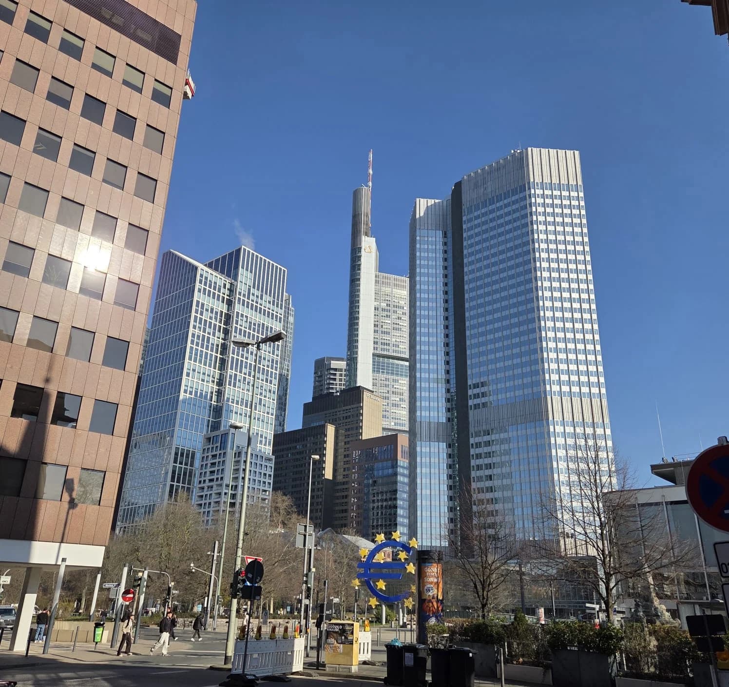 Widok na Frankfurt